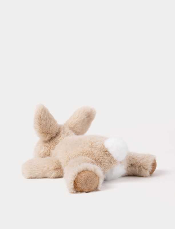 Liegender Hase beige 28  cm