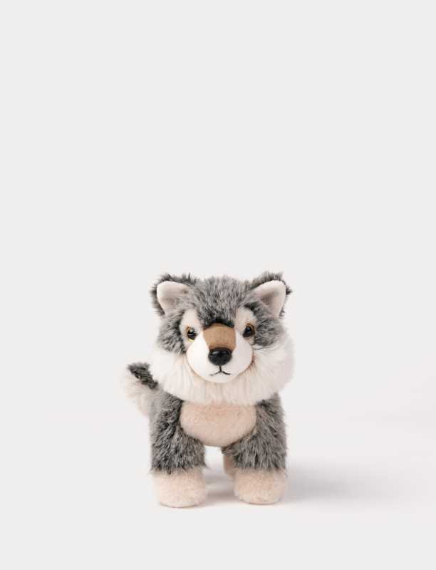 Teddy Forest Wolf 25  cm