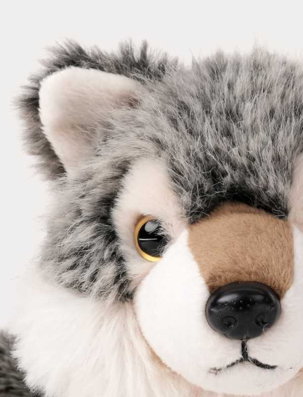 Teddy Forest Wolf 25  cm
