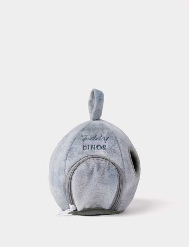 Spielset Dino-Haus mit 3 Plüschdino's