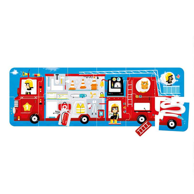 Puzzle "Make-a-Match Fire Truck" 2+ / 23 Teile