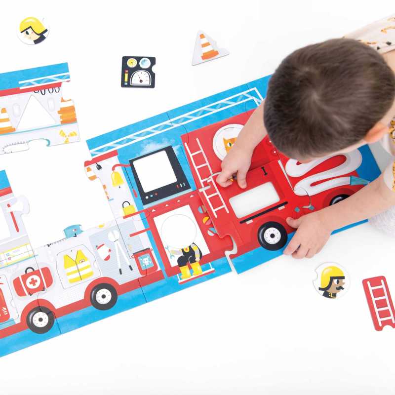 Puzzle "Make-a-Match Fire Truck" 2+ / 23 Teile