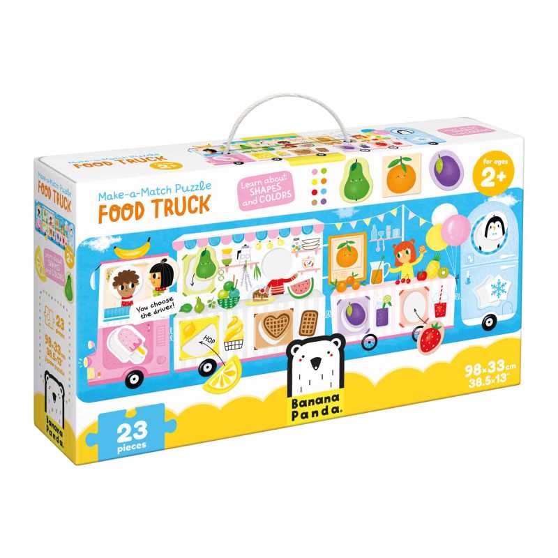 Puzzle "Make-a-Match Food Truck" 2+ / 23 Teile