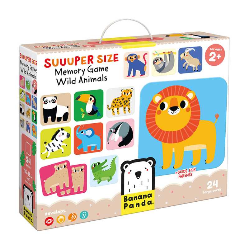 Memory "Suuuper Size Wild Animals" 2+ / 30 Teile