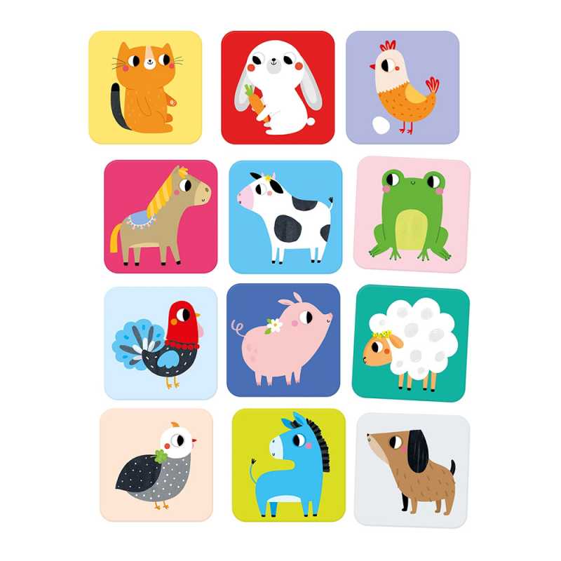 Memory "Suuuper Size Farm Animals" 2+ / 24 Teile