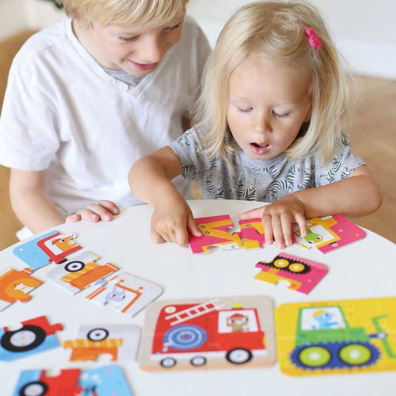 Puzzle "On-the-Go Vehicles" 2+ / 20 Teile