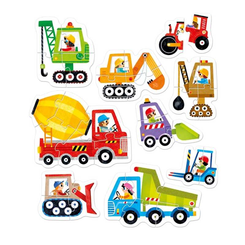 Puzzle "Progressive Vehicles" 2+ / 33 Teile
