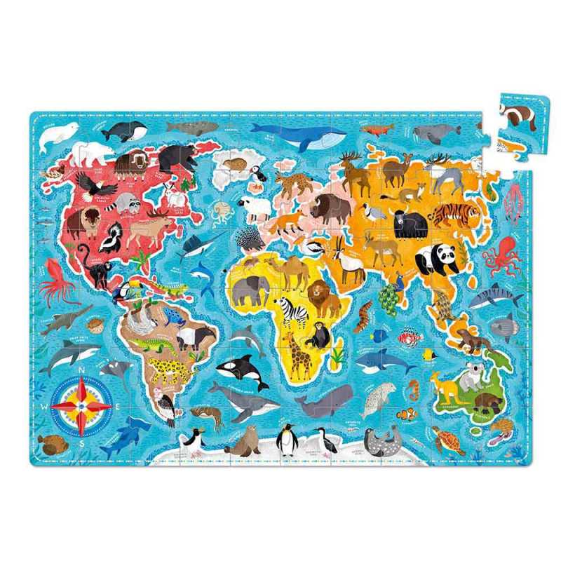 Puzzle "Puzzlover Animals Of the World" 4+ / 60 Teile