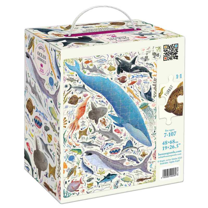 Puzzle "Puzzlover Ocean animals" 7+ / 200 Teile
