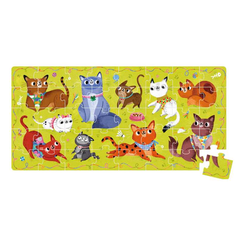 Puzzle "I Love Cats" 3+ / 40 Teile
