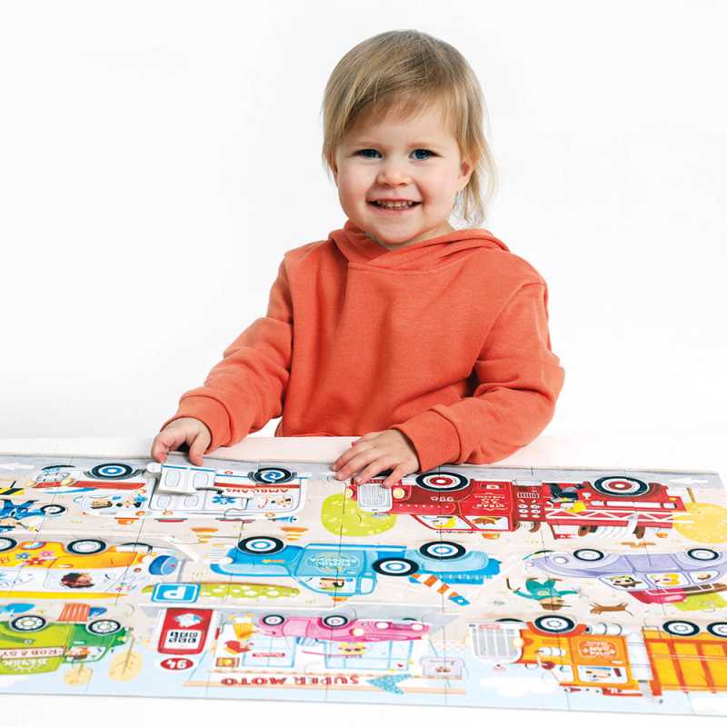 Puzzle "Moto Jumbo Cars" 3+ / 40 Teile