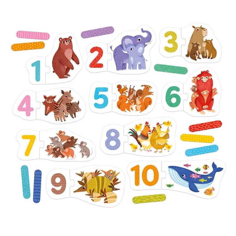 Puzzle "Pairs Numbers" 3+ / 30 Teile