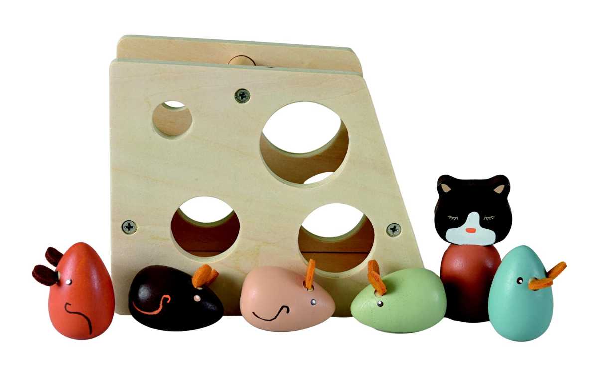 Stapelkäse aus Holz