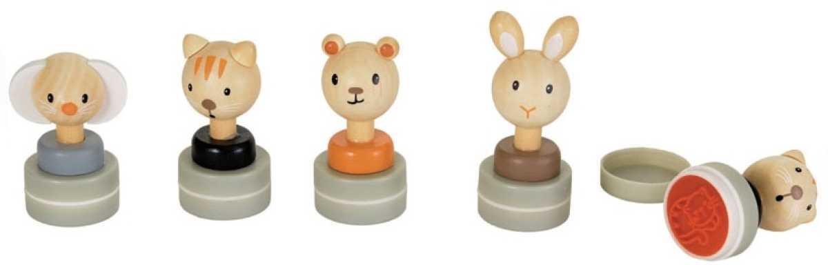 Holzstempel im 20er Set