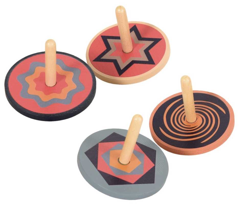 Holzkreisel 24er Display