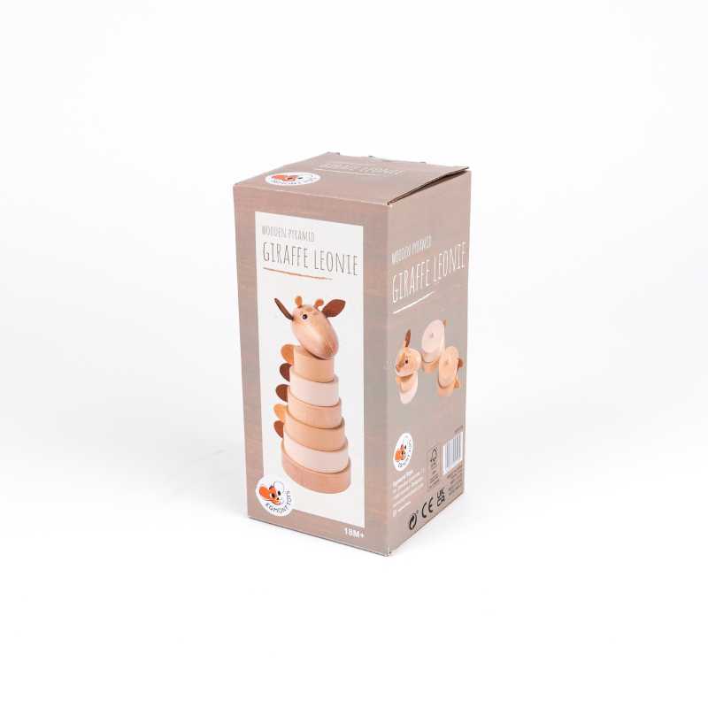 Holz-Pyramide Giraffe Leonie