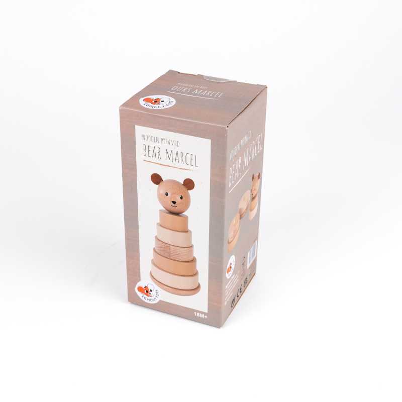 Holz-Pyramide Bär Marcel