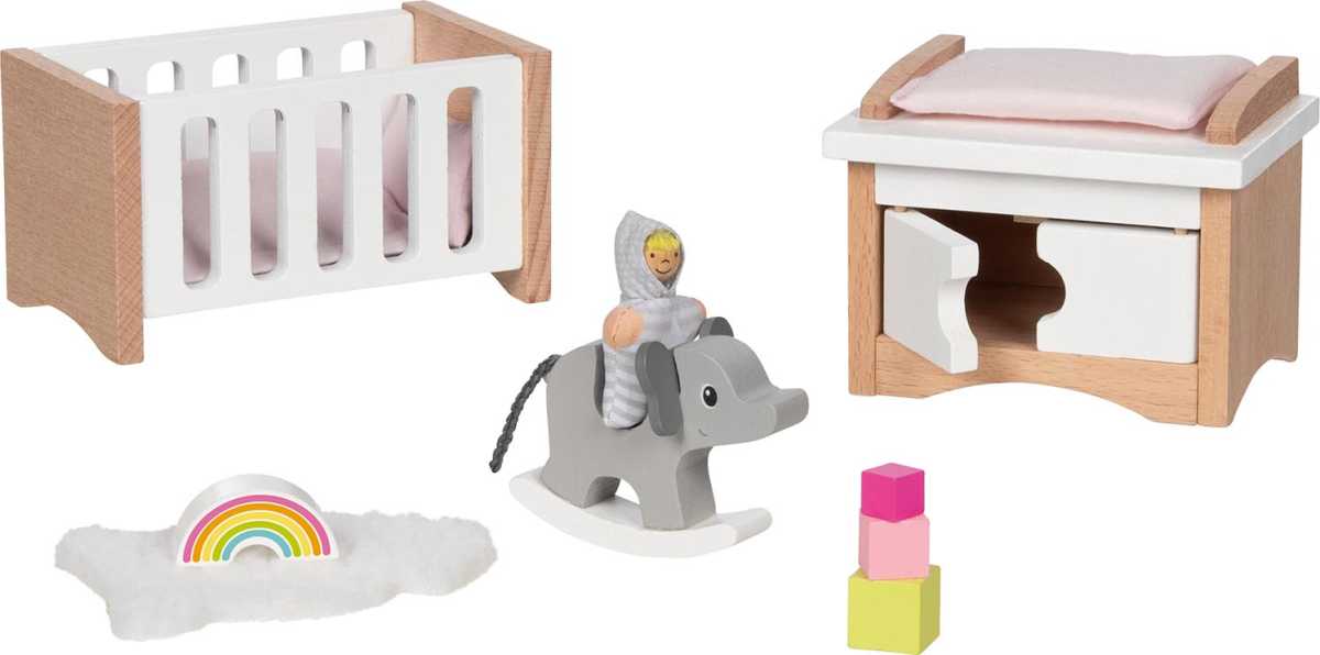 Babyzimmerausstattung für das Puppenhaus, 12-teilig