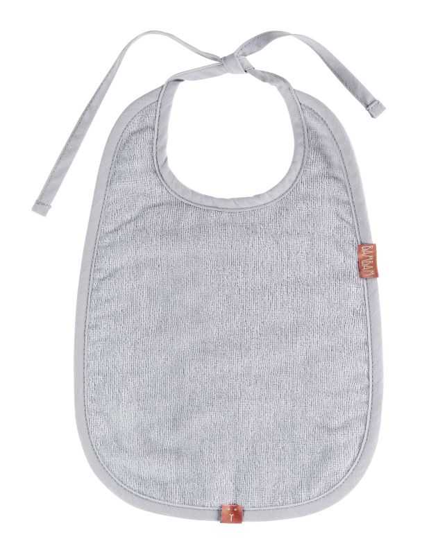 Organic Lätzchen grau 29 cm