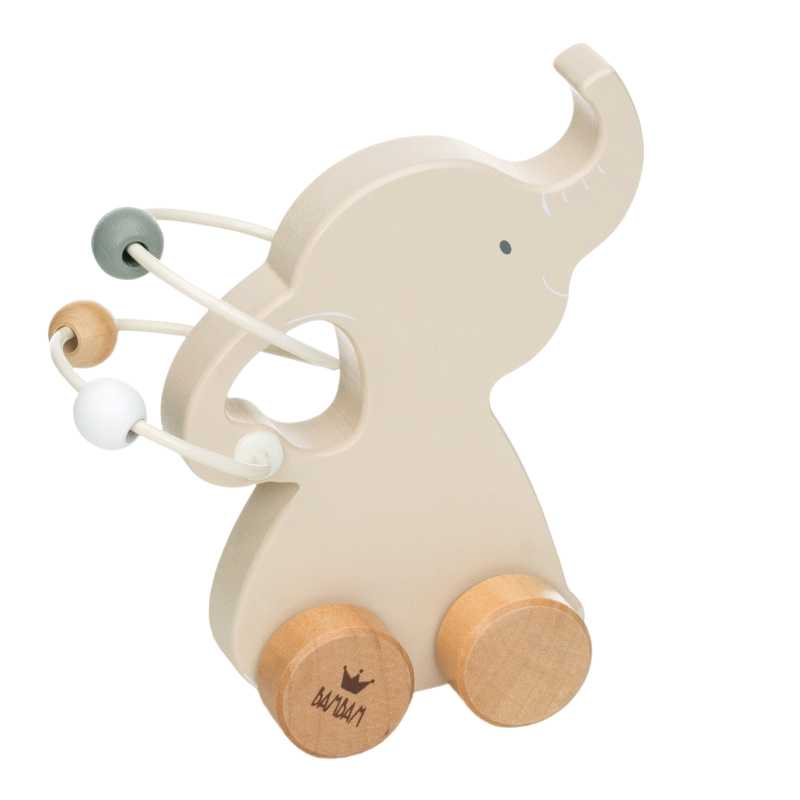 Umweltfreundlicher Elefant auf Rädern