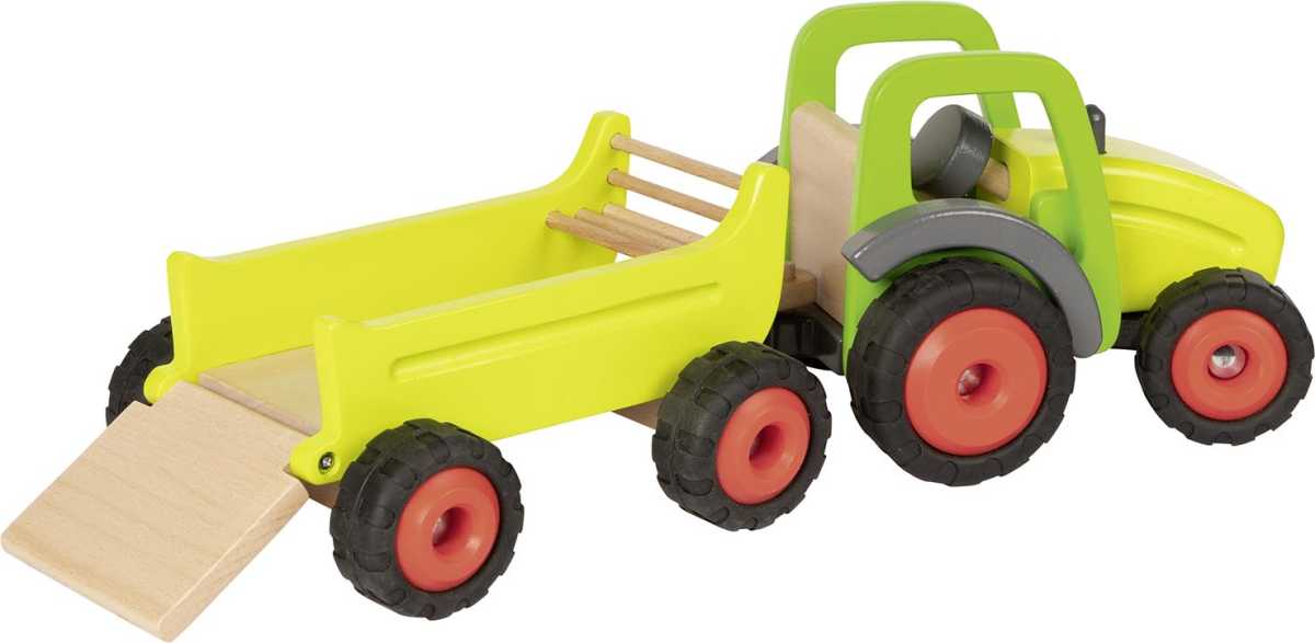 Traktor mit Anhänger 44,6 cm