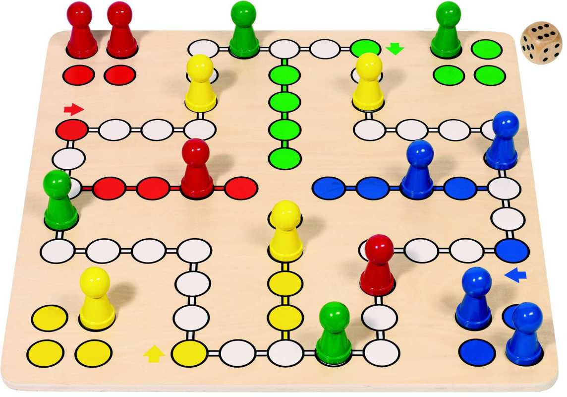 Brettspiel Ludo XL