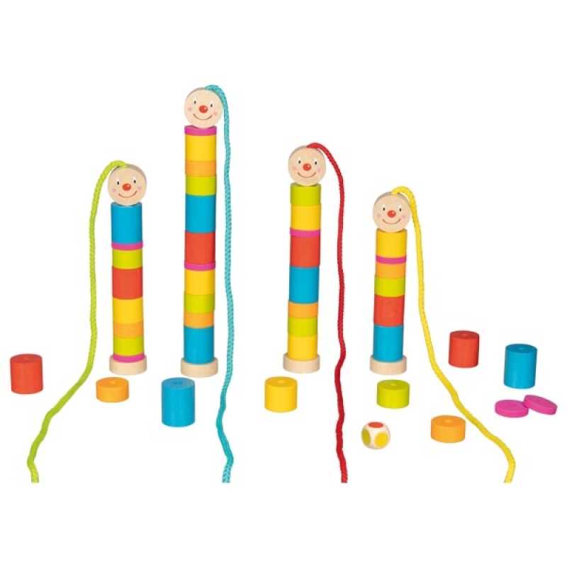 Fädelspiel kleine Raupe