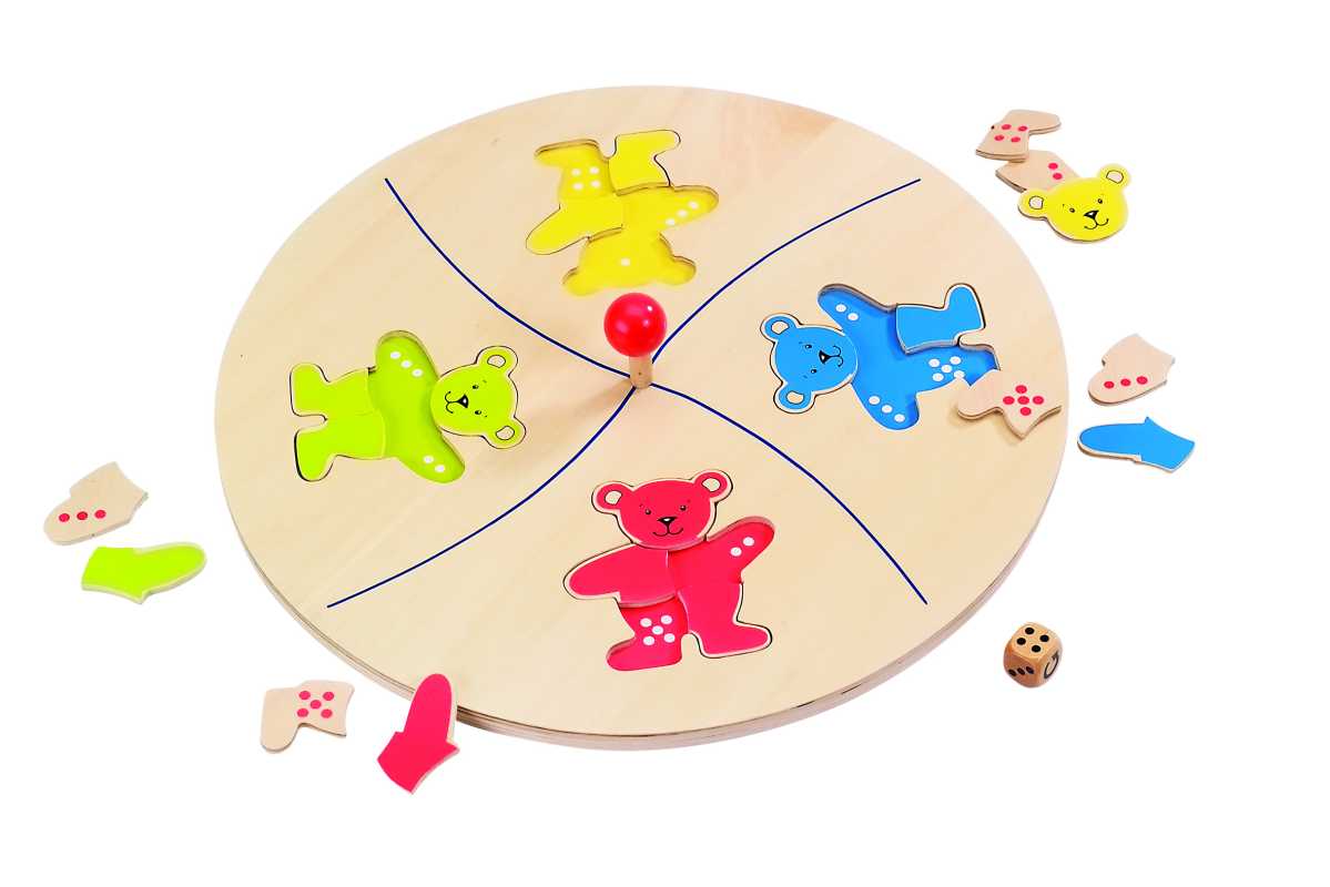 Würfelspiel Bärenkarussell