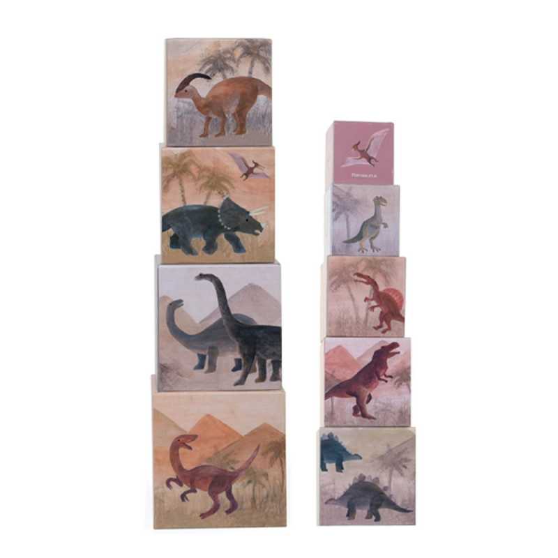 Stapelwürfel Dino