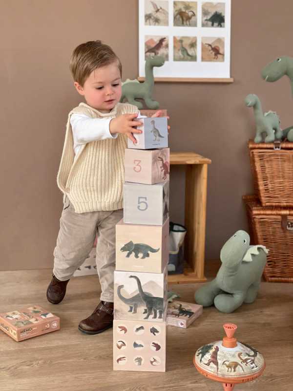 Stapelwürfel Dino