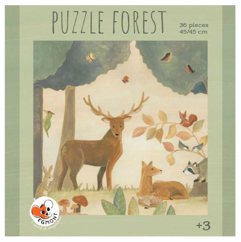 Puzzle Wald 36 Teile aus Karton