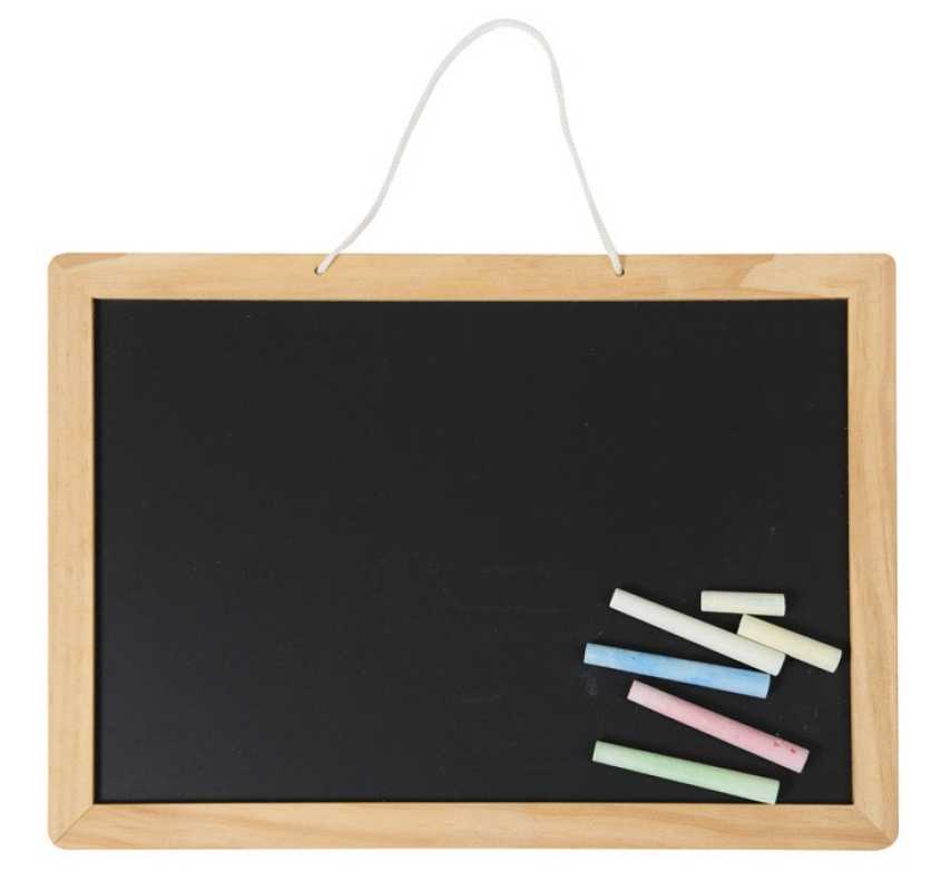 Kleine Schreibtafel 2-seitig