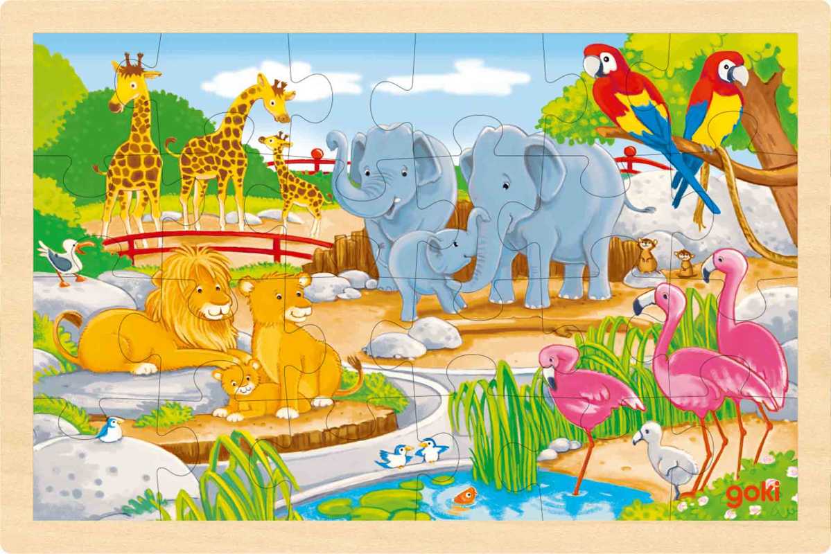 Einlegepuzzle Bauernhof/Zoo