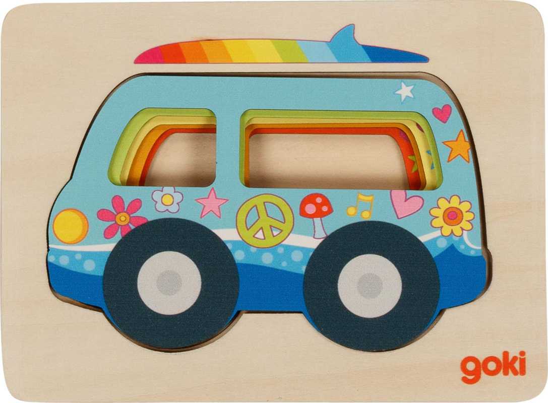Schichtenpuzzle Van