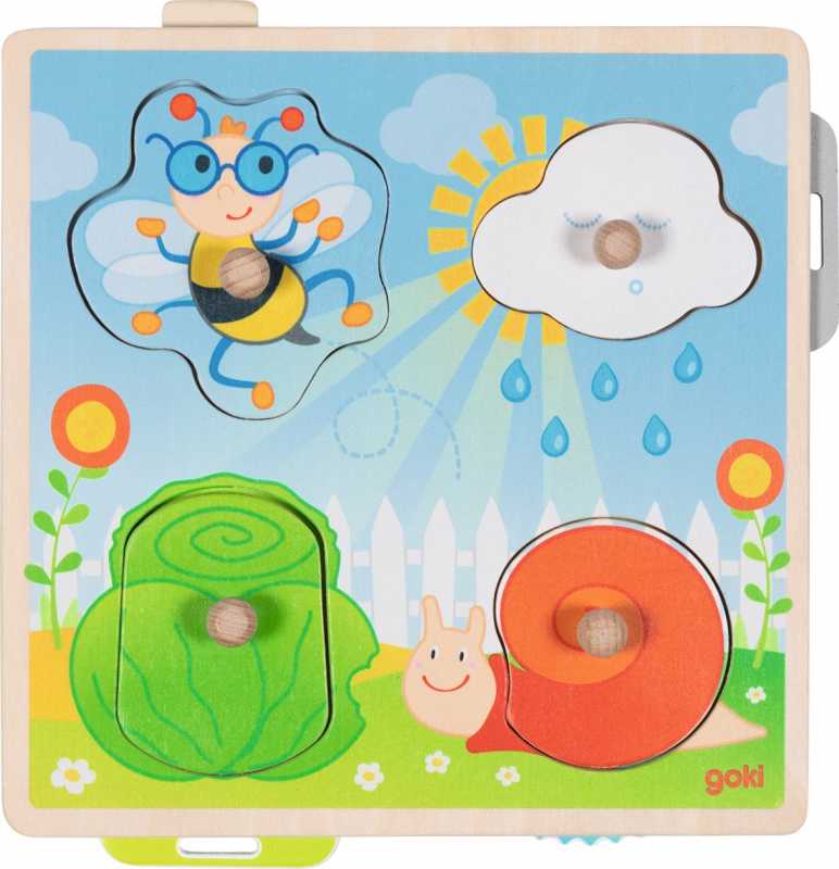 Hintergrundbildpuzzle Im Garten 4 Teile