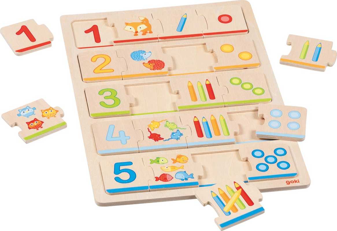 Puzzzle Lerne zählen