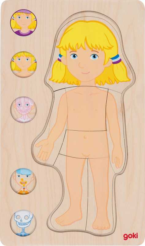 Schichtenpuzzle Mädchen