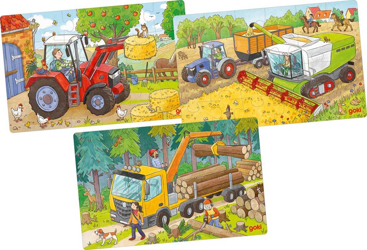 Puzzleset Fahrzeuge