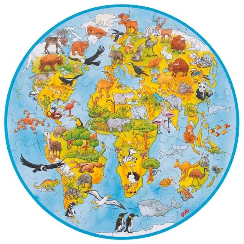 XL Puzzle Welt