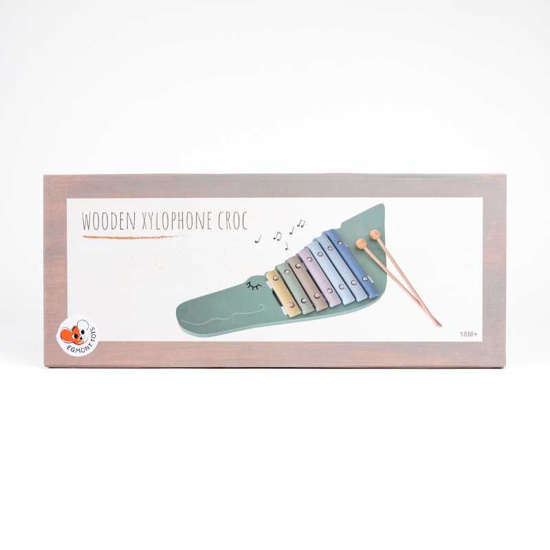Holz-Xylophon Krokodil