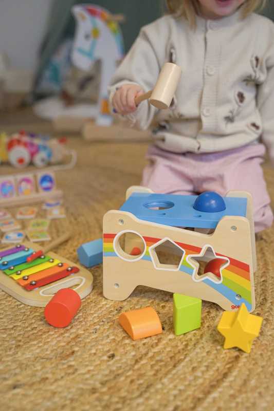 Hammerbank mit Xylophon und Sortierfunktion