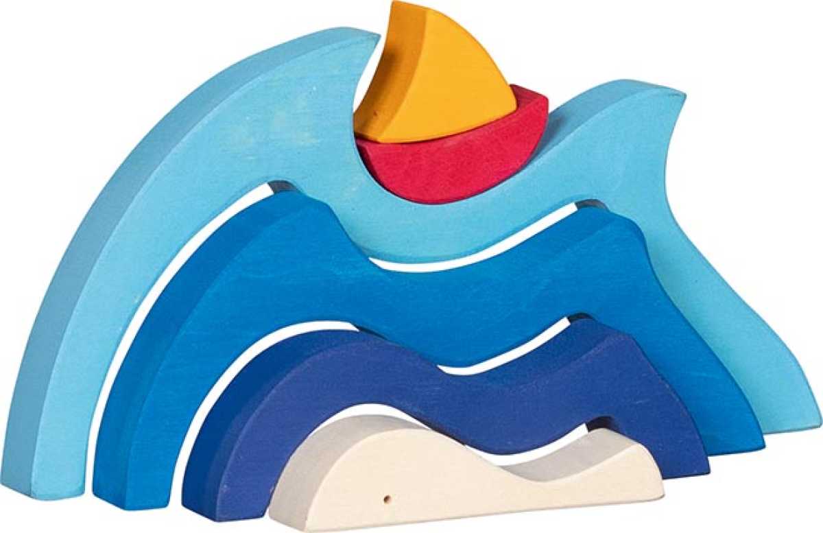 Puzzle Mein Schifflein auf dem Meer, 6-teilig, goki evolution