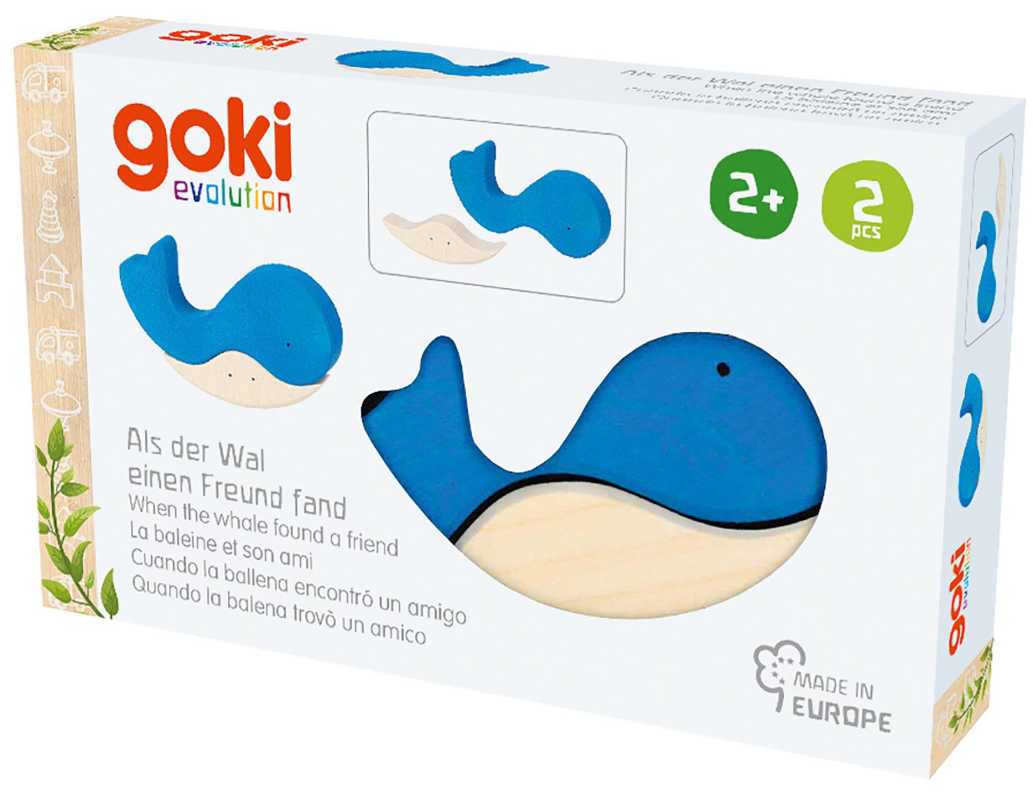 Puzzle, als der Wal einen Freund fand
