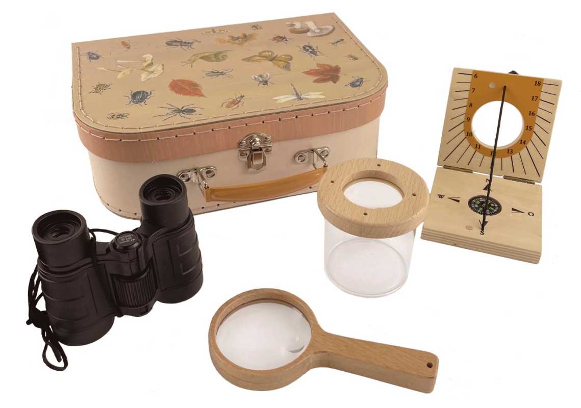 Entdeckerset im Koffer