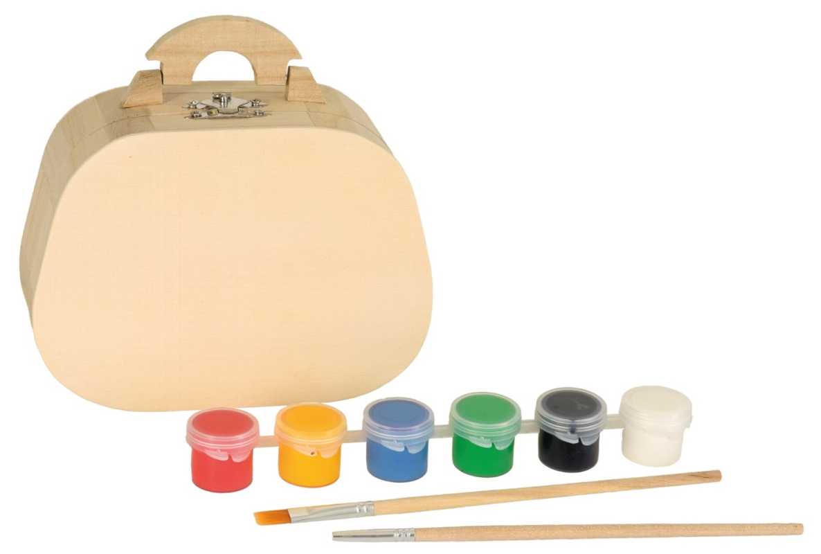 Holzkoffer zum Bemalen