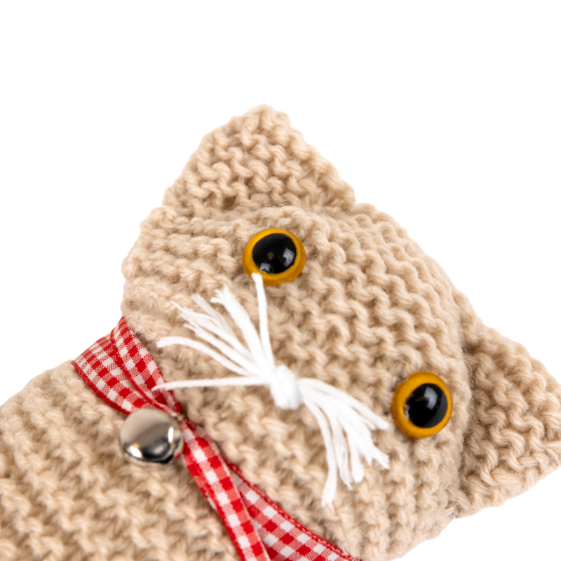 Wolle Häkeln Katze im Koffer