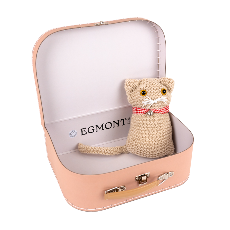 Wolle Häkeln Katze im Koffer