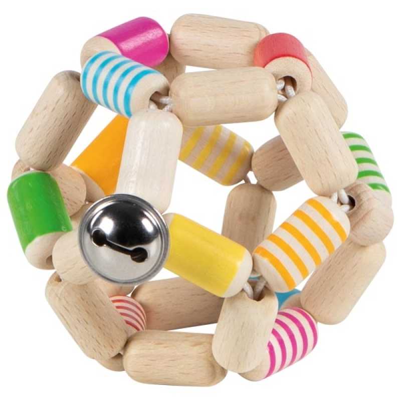 Greifling Elastik Ball gestreift