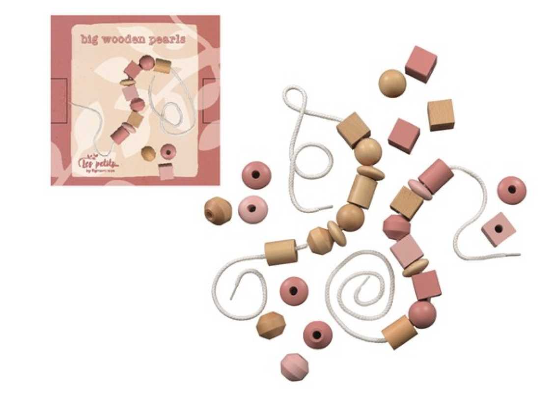 Holzperlen zum Schnüren