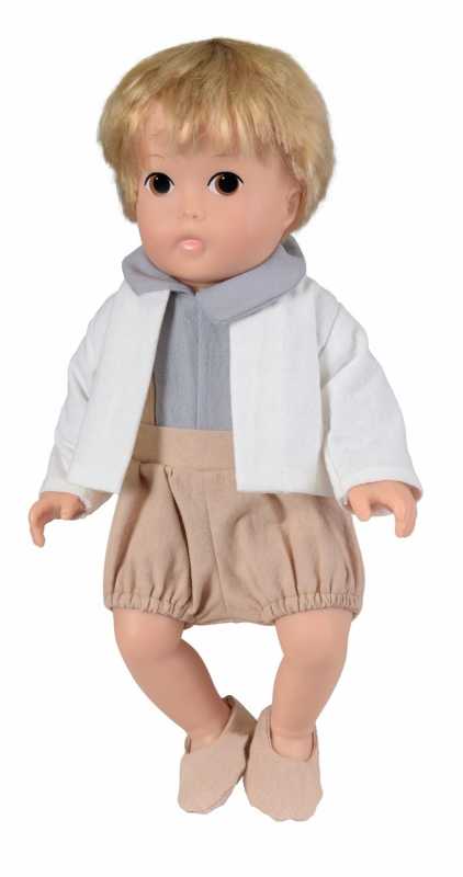 Puppe Ezra aus Vinyl 32 cm